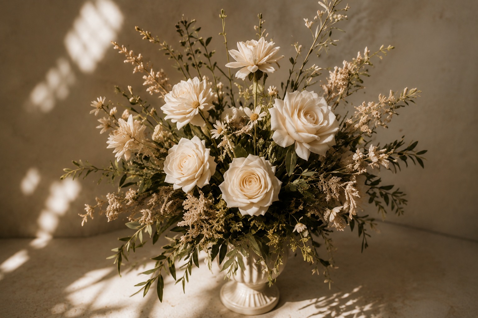 Wedding table setting